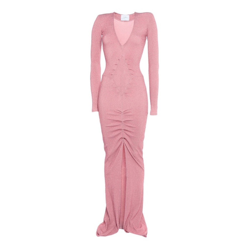 Pink long dress